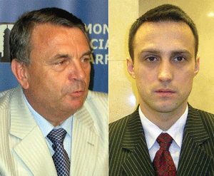 Teodor Ancuţa (stînga), Valentin Ionescu (dreapta)