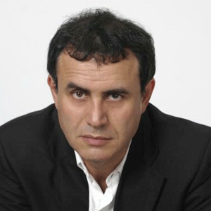 Nouriel Roubini este absolvent al Universităţii Harvard, unde a obţinut un doctorat în economie internaţională şi microeconomie. Acesta a devenit notoriu după ce a avertizat în 2007 că urmează o criză a creditelor. 