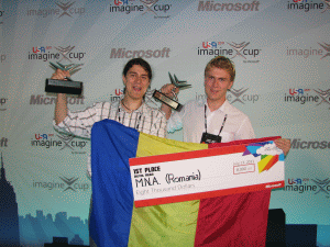 O echipă de studenţi români a câştigat una dintre secţiunile concursului internaţional de IT Imagine Cup