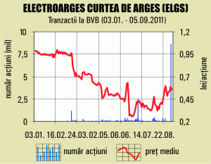 Brokerii: "Electroargeş" este în atenţia unui grup de investitori