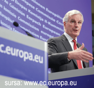 Michel Barnier se teme că publicarea ratingurilor atunci când o ţară negociază sprijin financiar ar putea avea efecte negative asupra stabilităţii acesteia.