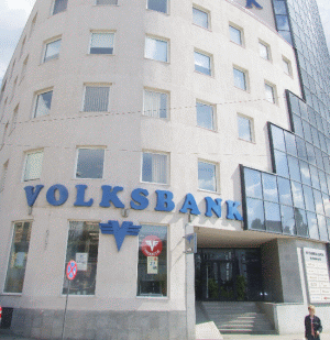 "Volksbank" nu a trecut testele de stres efectuate în 2011 de Autoritatea Bancară Europeană. 