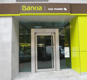 "Bankia" a luat naştere prin fuziunea a şapte case de economii din Spania, conduse de "Caja Madrid".