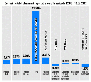 Acţiunile "Electroargeş", în creştere cu 28,59%