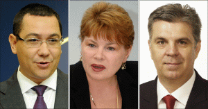 Victor Ponta, Mona Pivniceru, Valeriu Zgonea