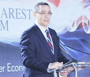 Victor Ponta a deschis, ieri, prima ediţie a Bucharest Forum.