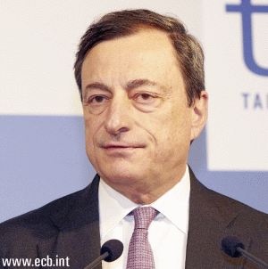 Mario Draghi: "Nu pot comenta o eventuală reducere viitoare a dobânzii BCE".