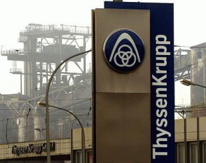 Anul trecut, "ThyssenKrupp" a plătit un dividend de 45 de eurocenţi/acţiune. 