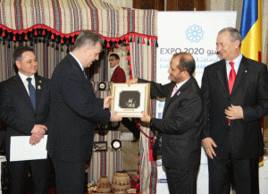 Valeriu Zgonea (left) and His Excellency Yacub Yousif ALHosani.