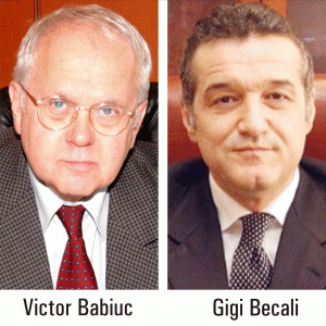 Victor Babiuc and Becali have been sentenced to prison