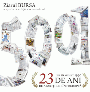 23 de ani, 5001 ediţii: ziarul BURSA