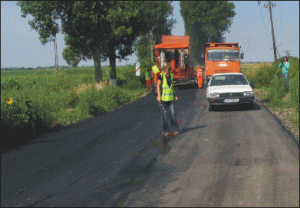 Consiliul Judeţean Arad continuă lucrările de modernizare a infrastructurii rutiere