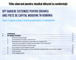 Opt bariere "pentru" sau opt bariere "contra"? Domnilor, fără cultură generală nu se poate...Lipsa ei se vede de la o poştă în valoarea de 4 milioane de euro a tranzacţiilor zilnice de la Bursă.