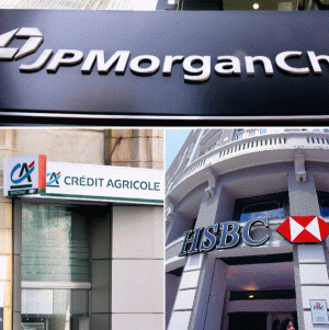 "JPMorgan", "Credit Agricole" şi "HSBC", acuzate de manipularea derivatelor pe dobânzi