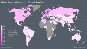 ARC: Consumul de cafea per cap de locuitor în Ţara noastră se situează pe locul 30 la nivel mondial