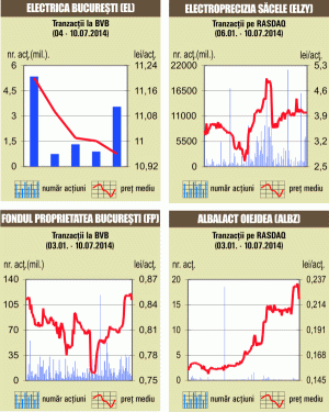 Acţiunile Electrica, sub preţul din IPO