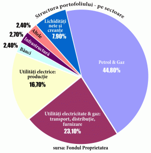 Profit de 977,17 milioane de lei pentru Fondul Proprietatea, la zece luni