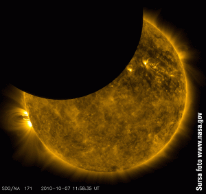 Eclipsa parţială, interes relativ scăzut