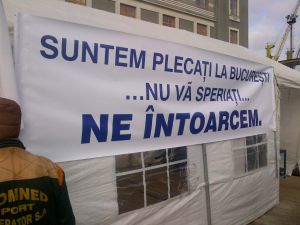 Peste 500 de membri ai comunităţii portuare vor protesta mâine la Ministerul Transporturilor