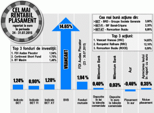 Acţiunile "Vrancart" Vrancea - creştere de aproape 15%