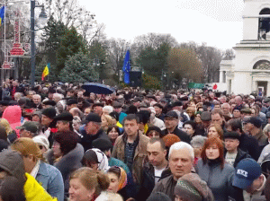 Protestatari: "Vrem ţara înapoi!"