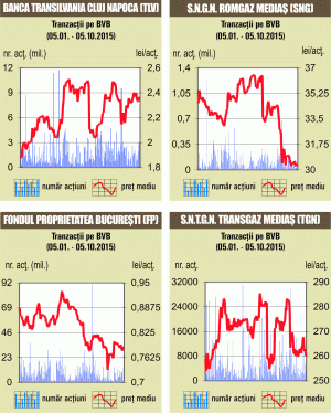 "Lichiditate şi volatilitate reduse la BVB"