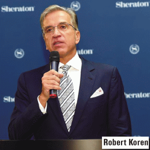 Robert Koren: "Pentru Sheraton, România e ca o floare pentru albine"