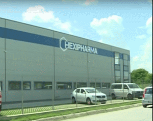 Sediul Hexi Pharma (Sursa foto: captură Youtube)