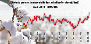 Preţul bumbacului, la nivelul maxim al ultimelor 18 luni
