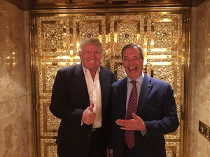 Donald Trump şi Nigel Farage (Sursa foto: Facebook/ Nigel Farage)