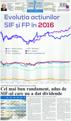 Cel mai bun randament, adus de SIF-ul care nu a dat dividende