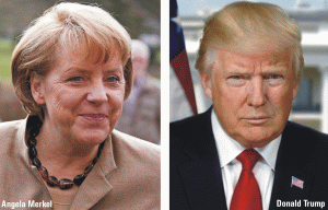 Merkel-Trump: întîlnire de gradul 3...şi ceva mărunţiş!