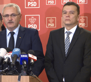 Liviu Dragnea şi Sorin Grindeanu (Sursa foto: Youtube)