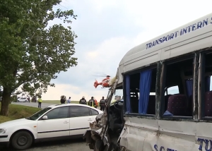 Accident rutier în Constanţa, soldat cu 14 răniţi