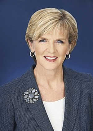 Julie Bishop (Sursa foto: Wikipedia)