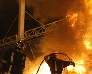 Incendiul de vegetaţie izbucnit în Parcul Natural Văcăreşti din Capitală a fost stins de pompieri