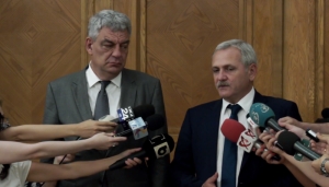 Mihai Tudose şi Liviu Dragnea (Sursa foto: captură Youtube)