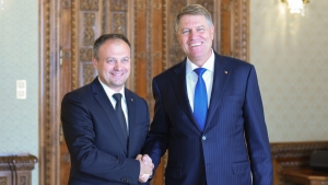 Andrian Candu şi Klaus Iohannis (Sursa foto: Administraţia Prezidenţială)