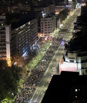 Protestul din Capitală împotriva modificării legilor justiţiei (Sursa foto: Dan Mihai Bălănescu/ Facebook)