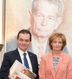 Ludovic Orban şi Principesa Margareta (sursa foto: Familia Regală)