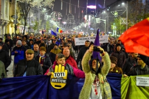 Proteste antiguvernamentale (Sursa foto: "Corupţia Ucide"/ Facebook)