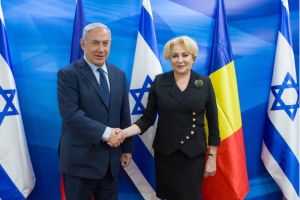 Benjamin Netanyahu şi Viorica Dăncilă (Sursa foto: Facebook)