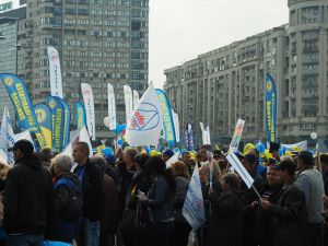 Protest de mare amploare astăzi în Capitală 