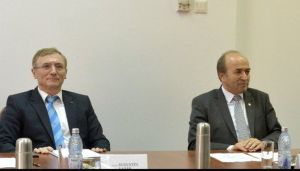 Augustin Lazăr şi Tudorel Toader (sursa foto: Twitter)