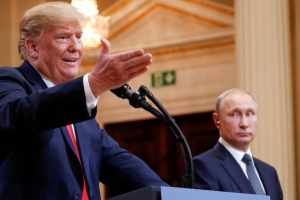 Donald Trump şi Vladimir Putin (Sursa foto: Twitter)