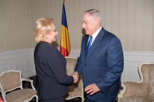 Viorica Dancilă şi Benjamin Netanyahu