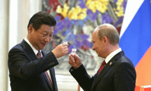 Xi Jinping şi Vladimir Putin (Sursa foto: Twitter)