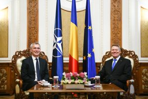 Jens Stoltenberg şi Klaus Iohannis 