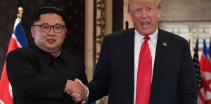 Kim Jong Un şi Donald Trump (Sursa foto: Twitter)