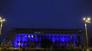 Palatul Victoria va fi luminat în albastru